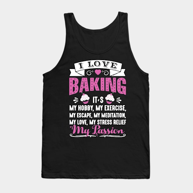 I Love Baking Tank Top by babettenoella